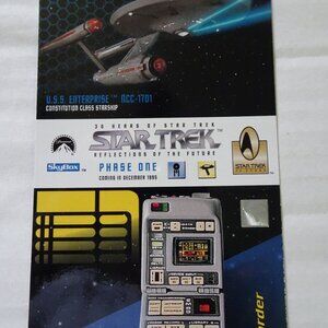 Star Trek 30 Years Reflections of the Future Phase One - Promo Card -Single Card